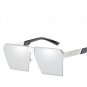 Vintage Oversized Square Sunglasses Women Brand Designer Rimless Sunglass Female Sun Glasses For Wom