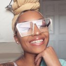 Vintage Square Rimless Sunglasses Women Brand Designer Female Sunglass Retro Sun Glasses For Women M