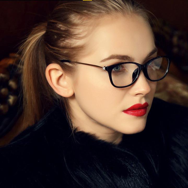 Brand Design Fashion Diamond Women Eyeglasses Frames Women Computer Reading Spectacle Optical Frame