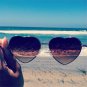 Brand Design Grade Heart Sunglasses Women Mirror Sunglasses Vintage Retro Points Sun Glasses For Wom