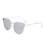 Brand Design Grade Cat Eye Sunglasses Women Mirror Sunglasses Points Sun Glasses For Women Female La