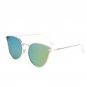 Brand Design Grade Cat Eye Sunglasses Women Mirror Sunglasses Points Sun Glasses For Women Female La