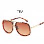 Luxury Brand Designer Square Sunglasses Vintage Women Sun glasses Big Frame Fashion Glasses High Qua