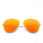 Luxury Flat Lens Mirror aviator Sunglasses Women Brand Designer Retro Metal Frame Sun Glasses For Wo