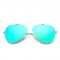 Luxury Flat Lens Mirror aviator Sunglasses Women Brand Designer Retro Metal Frame Sun Glasses For Wo