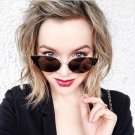 Fashion Women Cat Eye Sunglasses Brand Designer NEW Vintage Metal Coating Sun Glasses 2017 Luxury Sh