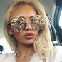 Top Quality Alloy Frame Sunglasses Women Classic Reflective Coating Brand Design Vintage Round Sun G