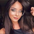 New Fashion Cat Eye Sunglasses Women Mirror Glasses Metal Cat Eye Sun Glasses Women Brand Designer H