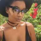Fashion Women Classic Cat Eye Glasses New Half Frame Vintage Cateye Eyeglasses Frame Goggles Lunette