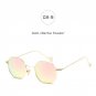 Women Brand Designer Round Pink Lens Men Vintage Transparent Sun Glass Oculos Hot Sell 2017 Turkey P