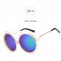 Lady Fashion Brand Designer Mirror Sun Glasses Female Hot Big Size Round Women Sunglasses