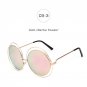 Lady Fashion Brand Designer Mirror Sun Glasses Female Hot Big Size Round Women Sunglasses
