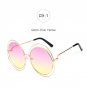 Lady Fashion Brand Designer Mirror Sun Glasses Female Hot Big Size Round Women Sunglasses