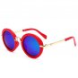 Polarized Vintage Round Sunglasses Kids Fashion Metal Gradient Retro Children Sun Glasses For Boy Gi