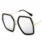 Newest sunglasses Woman square sunglasses vintage sunglasses oversize ladies green frame retro UV 40