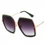 Newest sunglasses Woman square sunglasses vintage sunglasses oversize ladies green frame retro UV 40