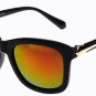 Womens Retro Square Frame Mirror Sunglasses Vintage Metal Lens Oversized Eyewear Glasses For Fashion