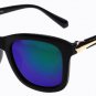 Womens Retro Square Frame Mirror Sunglasses Vintage Metal Lens Oversized Eyewear Glasses For Fashion