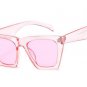 Cat Eye Sunglasses Women Brand Designer Gradient Lens Flat Top glasses For Women Red Black Shades UV