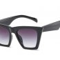 Cat Eye Sunglasses Women Brand Designer Gradient Lens Flat Top glasses For Women Red Black Shades UV