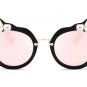 New Artificial Crystal Embellishment Cat Eye Sunglasses Women Luxury Fashion Summer Sun Glasses For 