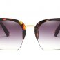 Newest Semi-Rimless Sunglasses Women Brand Designer Clear Lens Sun Glasses For Women Fashion Sunglas