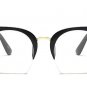 Newest Semi-Rimless Sunglasses Women Brand Designer Clear Lens Sun Glasses For Women Fashion Sunglas