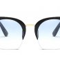 Newest Semi-Rimless Sunglasses Women Brand Designer Clear Lens Sun Glasses For Women Fashion Sunglas