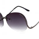 Oversized Sunglasses Women Brand Designer Rimless Woman Sun Glasses UV400 Oculos De Sol Feminino Gaf