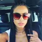 Fashion Alloy Frame Cat Eye Sunglasses Women Brand Designer Big Frame Woman Sun Glasses Oculos De So