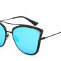 Fashion Alloy Frame Cat Eye Sunglasses Women Brand Designer Big Frame Woman Sun Glasses Oculos De So