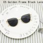 New Cat Eye Vintage Boys Girls Kids Sunglasses Brand Designer Twin-Beams Children Sun Glasses Oculos