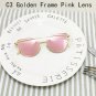 New Cat Eye Vintage Boys Girls Kids Sunglasses Brand Designer Twin-Beams Children Sun Glasses Oculos