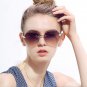 New Sunglasses Women Brand Designer Diamond Trimming Rimless Sun Glasses Uneasy Break Lens Oculos De