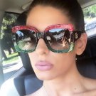Sunglasses Women Fashion Brand Designer Oversized Sun Glasses Ladies UV400 For Female Big Frame  Sha