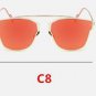Flat Mirror Fashion Elegant Sunglasses Women Metal Vintage Ultralight Gafas Vintage Pilot Oculo de s