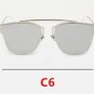 Flat Mirror Fashion Elegant Sunglasses Women Metal Vintage Ultralight Gafas Vintage Pilot Oculo de s