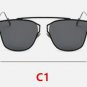 Flat Mirror Fashion Elegant Sunglasses Women Metal Vintage Ultralight Gafas Vintage Pilot Oculo de s