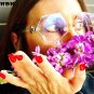 Unique Hexagon Square Clear Sunglasses Women Fashion Brand Designer Men Metal Frame Transparent Sun