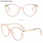Fashion Oversized Round Cat Eye Sunglasses Women UV400 Retro Brand Designer Big Frame Sun Glasses Fo