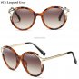Fashion Oversized Round Cat Eye Sunglasses Women UV400 Retro Brand Designer Big Frame Sun Glasses Fo