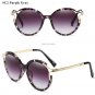 Fashion Oversized Round Cat Eye Sunglasses Women UV400 Retro Brand Designer Big Frame Sun Glasses Fo