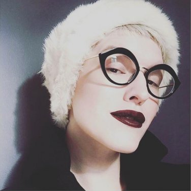 Women New Retro Lip Shade Frame Plain Glasses Brand Designer Clear Sunglasses Men Sun Glasses Fashio