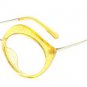 Women New Retro Lip Shade Frame Plain Glasses Brand Designer Clear Sunglasses Men Sun Glasses Fashio
