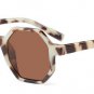 Fashion Small Polygon Sunglasses Women Brand Designer Goggle Shield Sun Glasses For Female Men Red P