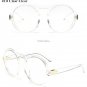 Luxury Brand Designer Italy Round Sunglasses Women 2017 Brown Vintage Metal Shade Frame Retro Cross 