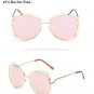 Ladies Brand Oversized Mirror Round Sunglasses Women Vintage Brand Design Shades Oculos Female Retro