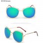 Ladies Brand Oversized Mirror Round Sunglasses Women Vintage Brand Design Shades Oculos Female Retro