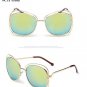 Ladies Brand Oversized Mirror Round Sunglasses Women Vintage Brand Design Shades Oculos Female Retro