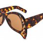Sexy Luxury Cat Eye Sunglasses Retro Special Bat Shade Pink Black Brown Rivet Oversized Cat Eye Shad